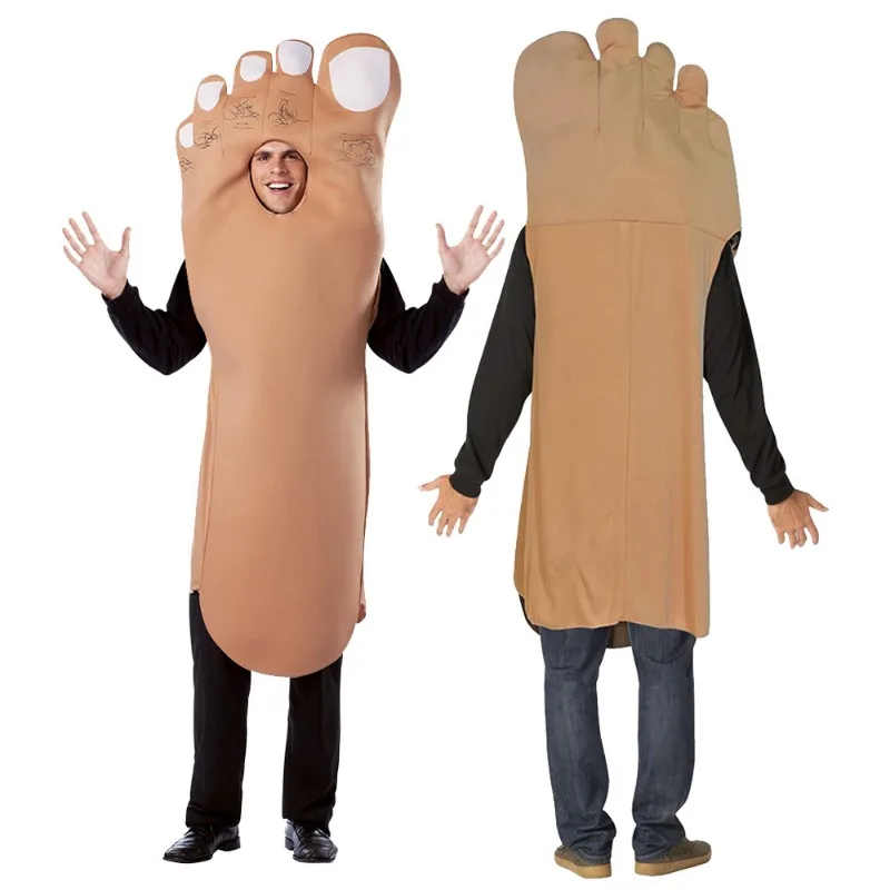 Halloween lustige Cosplay Kostüm Hand Fuß Outfits Freunde Paar cos Idee Bühne Leistung Karneval Party für Mann Frau