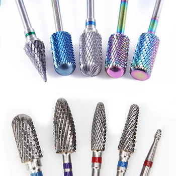 Karbür Tungsten Tırnak Uçları Freze Kesici Çapaklar Oje Kaldırmak Manikür Makinesi Pedikür Tırnak Dosya Aksesuarları