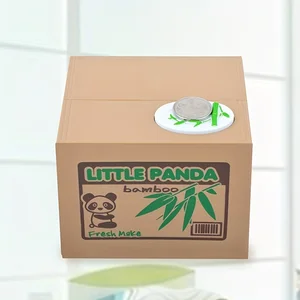 الكرتون الكهربائية أصبع البنك, سرقة المال, الباندا, مرح, سلسلة القط, هدية الجدة أفضل 8 بنوك أصبع أطفال مبيعات - رقم 8