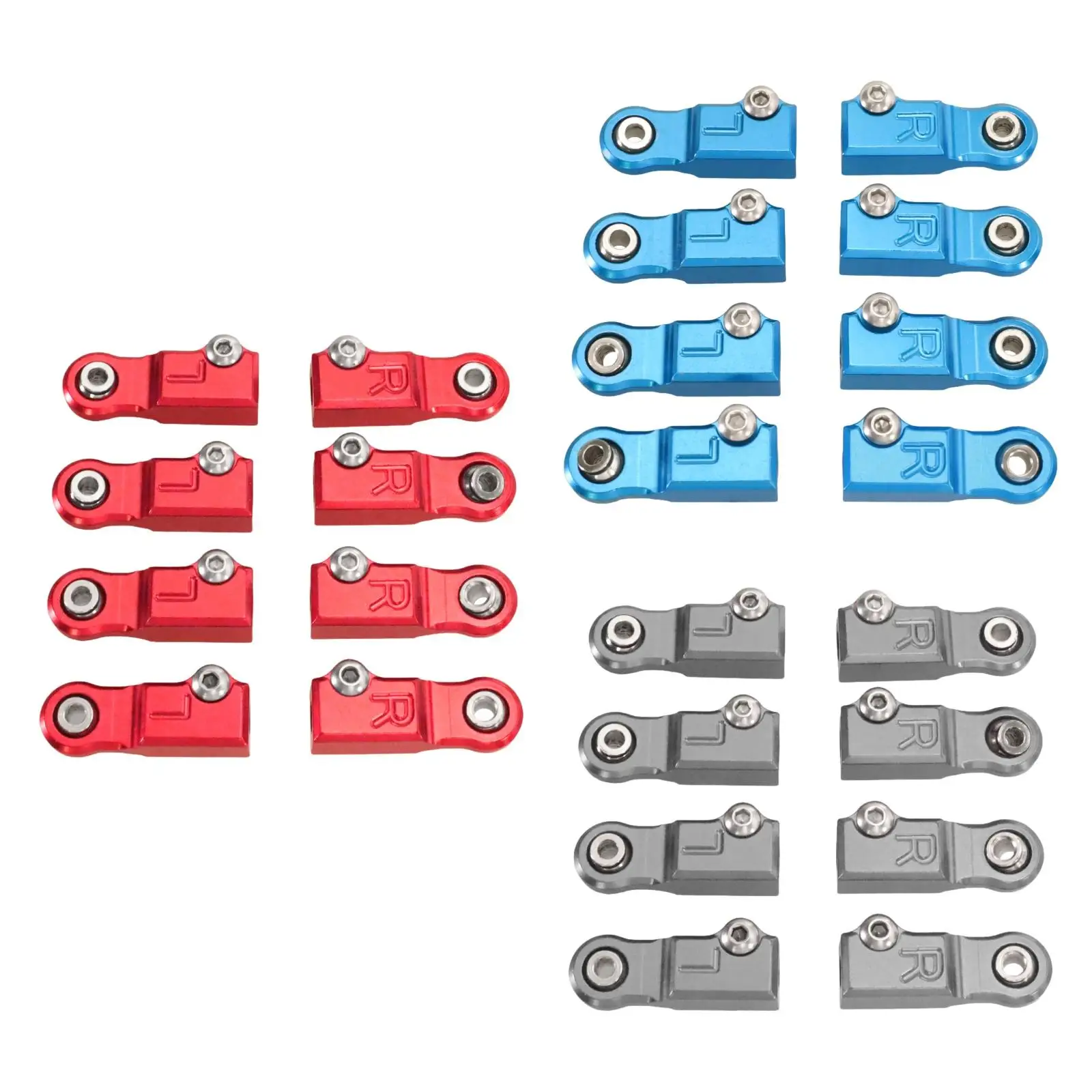 

Tie Rod Ball Head Head Holder Metal Reliable Easy to Install Parts Compact Dimension Ball Joint Connecting Rod for RC Vehicle
