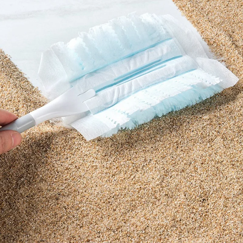 60 Stück Staub tuch füllt elektro statisches Staub tuch zur Reinigung mit 2 Griffen für Mehr flächen staub möbel