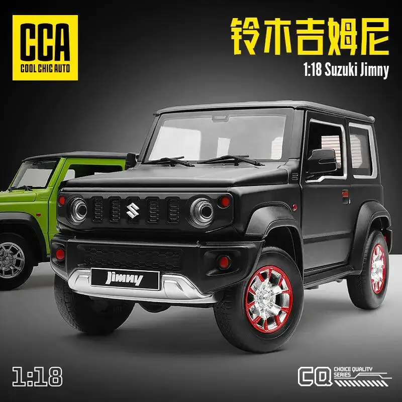 

1:18 SUZUKI Jimny Off-road vehicle Simulation Diecast Metal Alloy Model car Sound Light Pull Back Collection Kids Toy Gifts H10