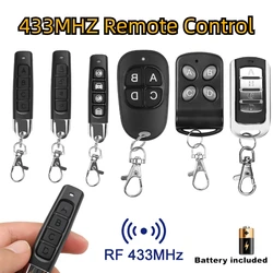 433MHz Remote Control 4CH Remote Control Duplicator Car Key Garage Door Gate Opener Universal Copy Garage Door Smart Home