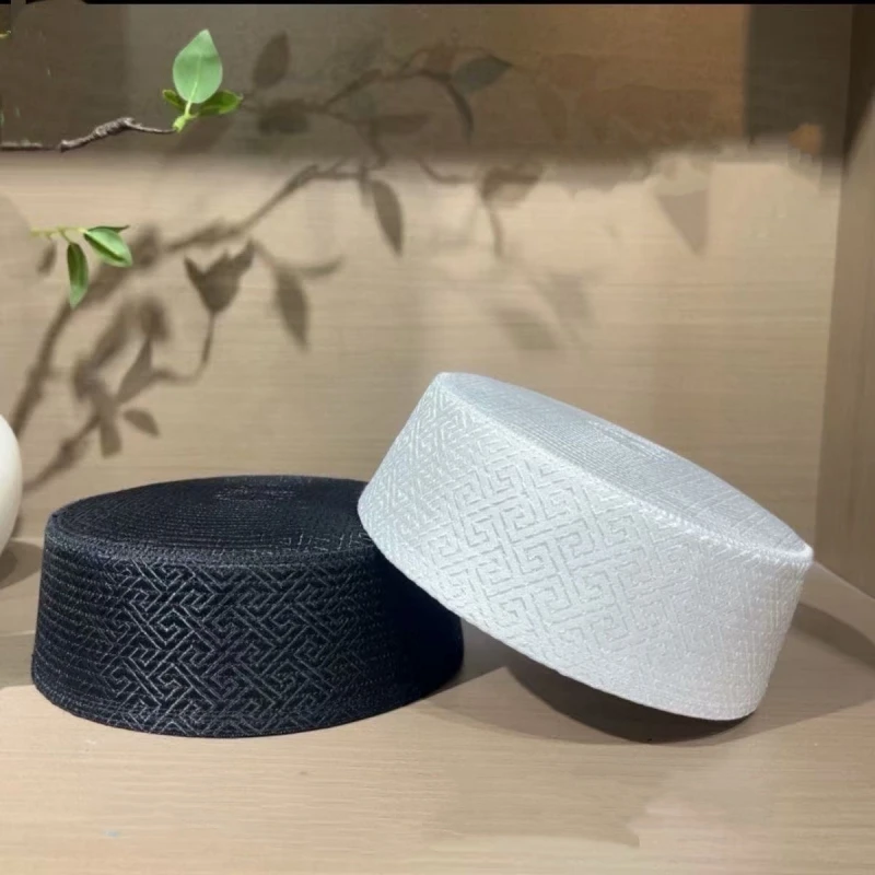 

Free Shipping Muslim Caps For Men Clothing Cotton Prayer Hat Kufi Kippah Sull Islamic Accessories Saudi Arabia Jewish 03627