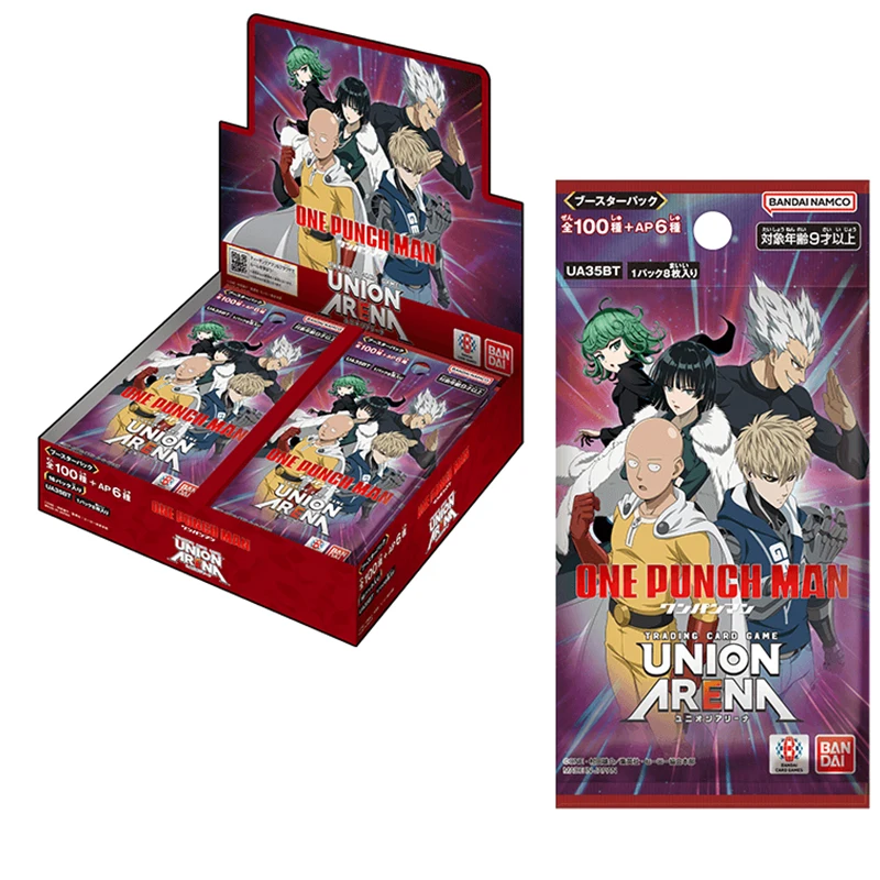 

2025 New BANDAI Union Arena One Punch Man UA35BT Booster Pack Box TCG JAPAN Anime Collection Card