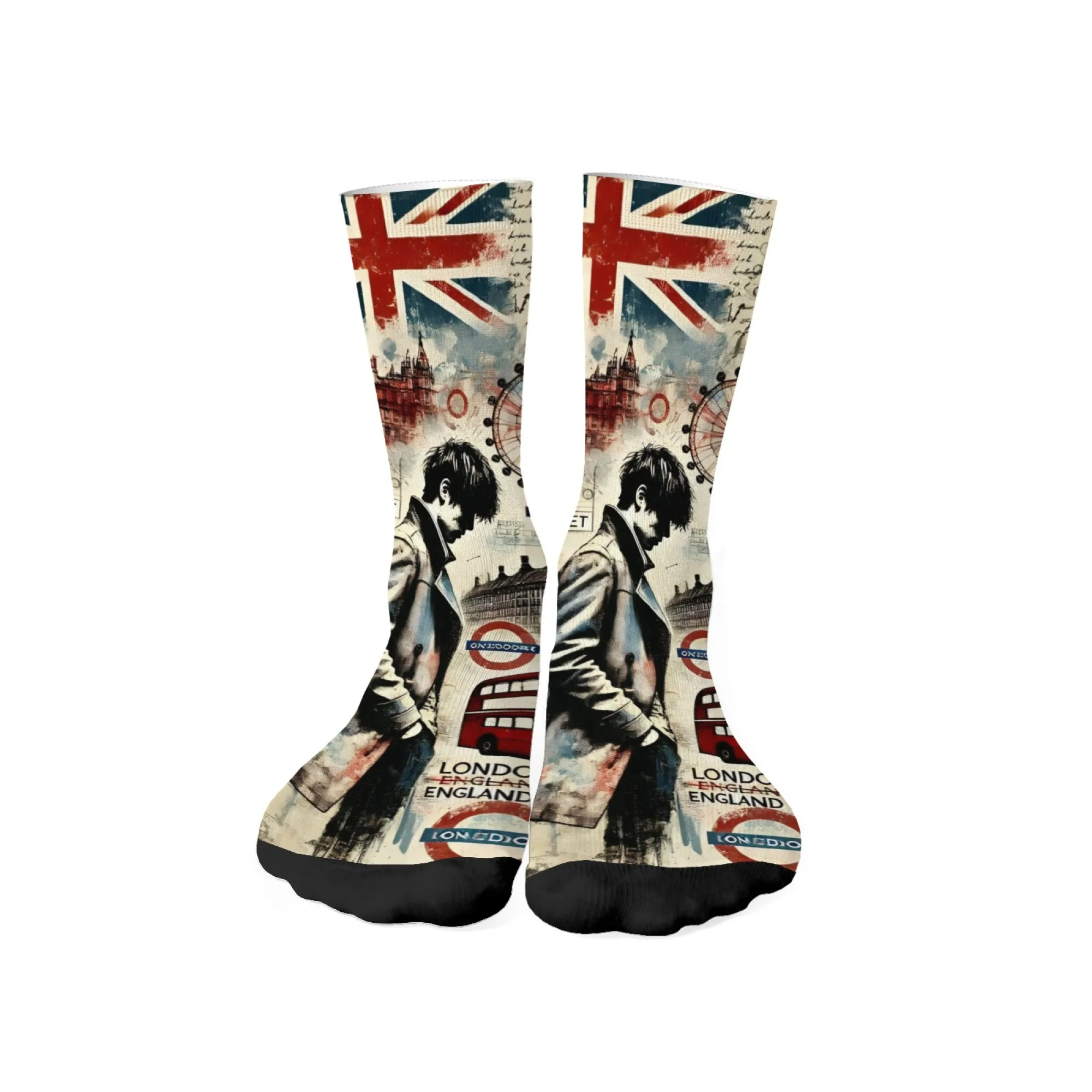 Street Fashion London - London Melancholic Boy Print Men Mid-calf