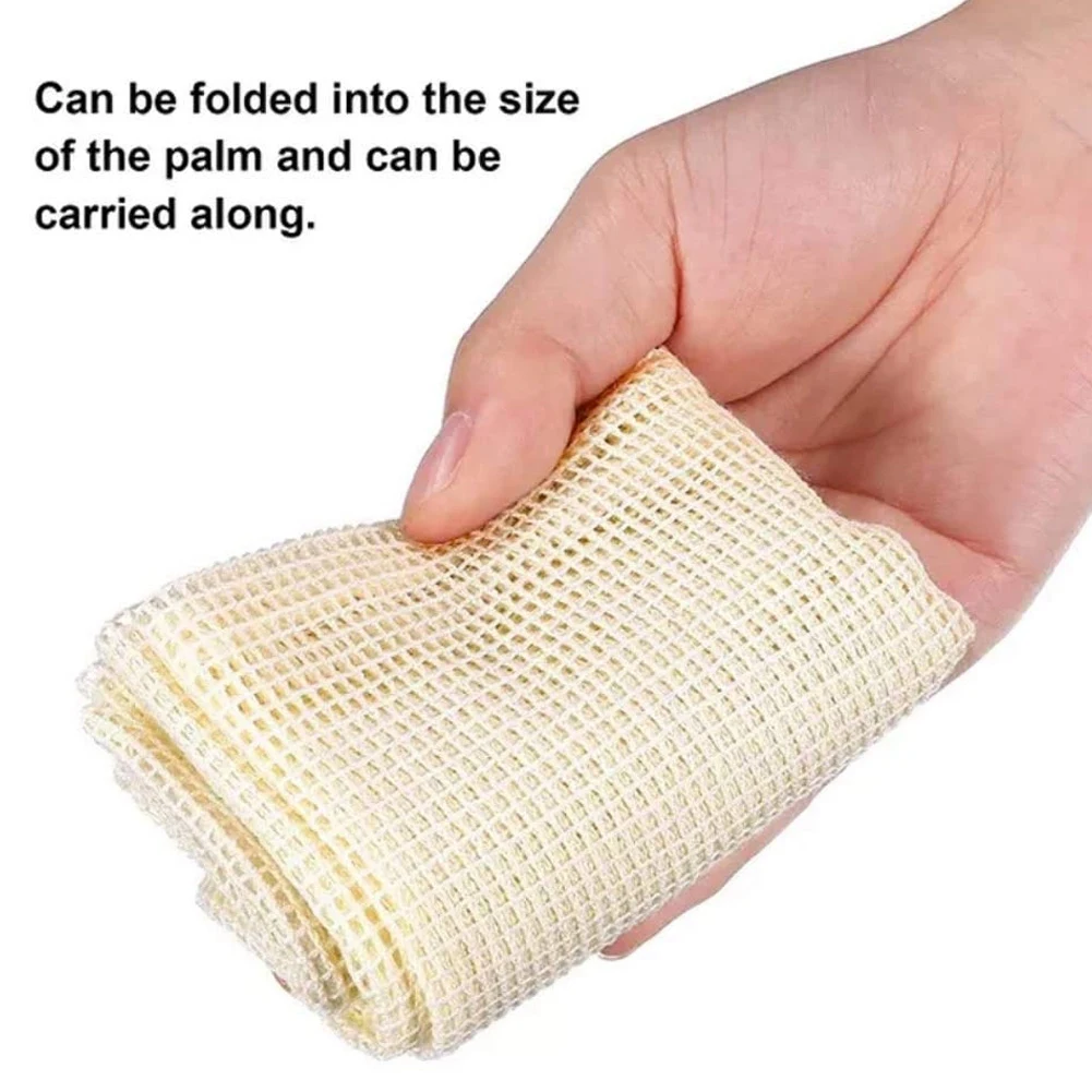 9 PCS Set Of Reusable Mesh Produce Bags For Grocery, Vegetable & Fresh Produce Storage Cotton Bags