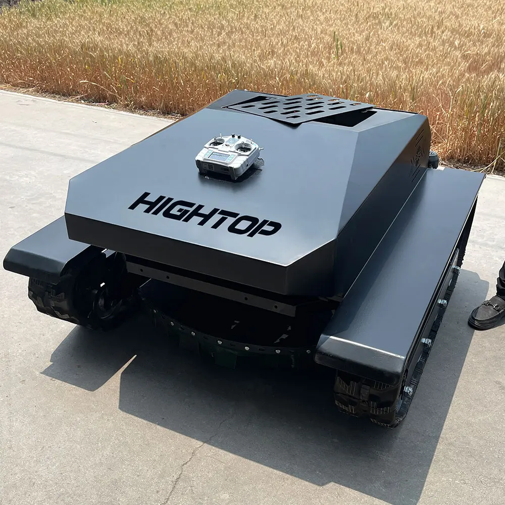 Hightop – tondeuse de jardin HT-800Pro, Robot sur chenilles avec télécommande, vente directe d'usine