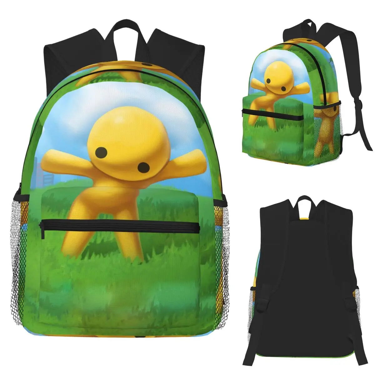 

Wobbly Life Gaming Funny Student Backpack School Bag Hiking Travel Daypack for Men Women Fashion Bookbag Shoulder Bags