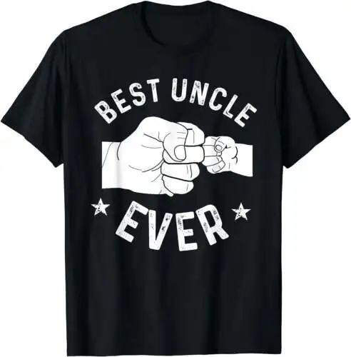 Funny Best Uncle Ever Fist-bump T-Shirt Black