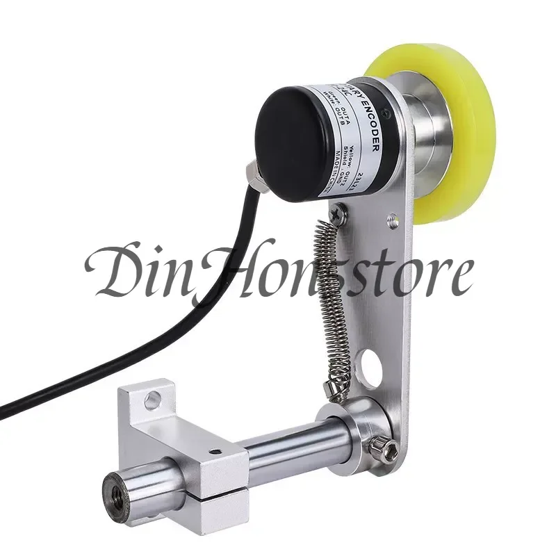 E6B2 rotary encoder silicone wheel spring bracket meter wheel metal wheel conveyor belt fixed mounting bracket