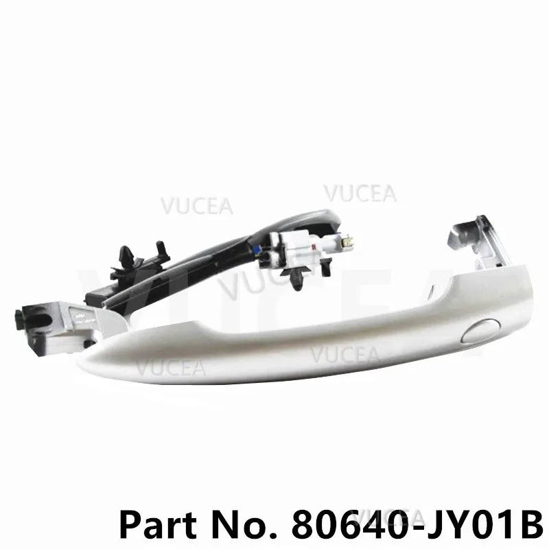 80640JY01B White Car Comfort Access Exterior Door Handle For Renault KOLEOS 2010 2011 2012 2013 2014 2015 2016 2017 2018