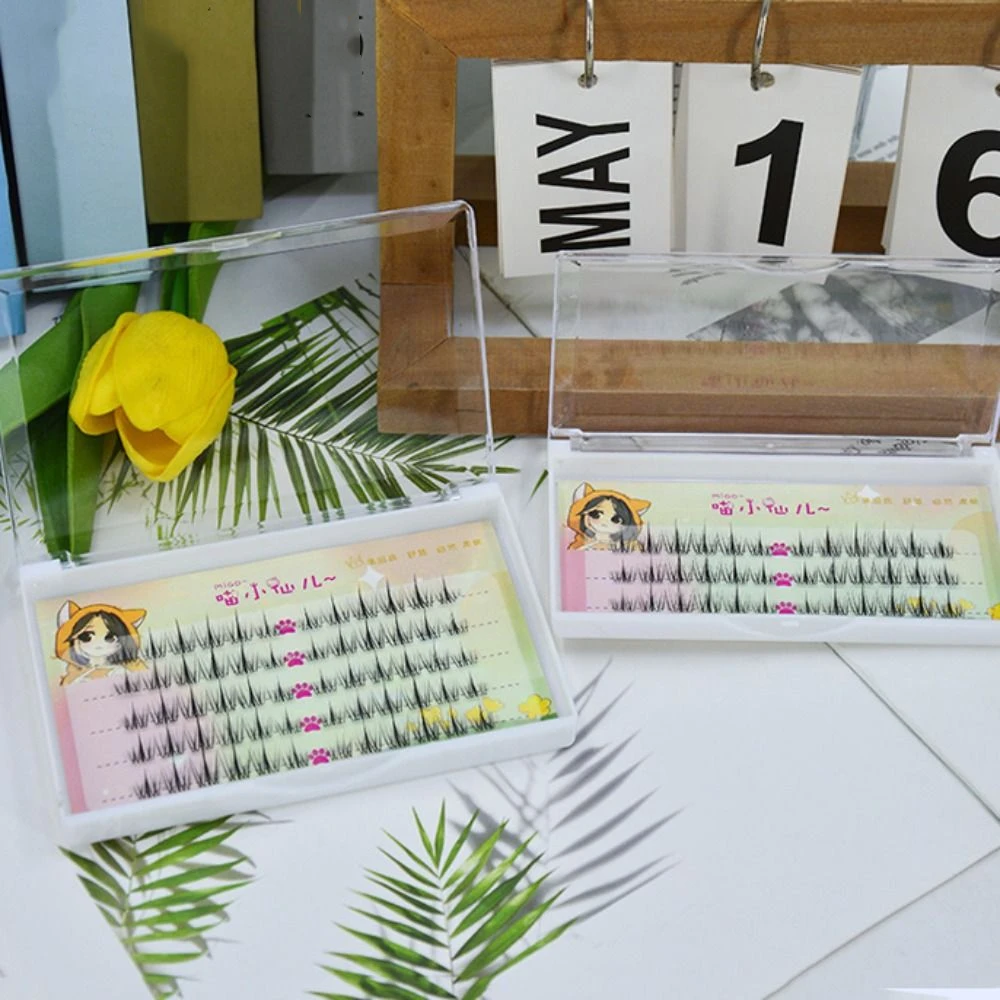 

30/50Clusters Individual Cluster Eyelashes DIY Lashes Extension Fluffy False Eyelashes Long Lasting Sweet