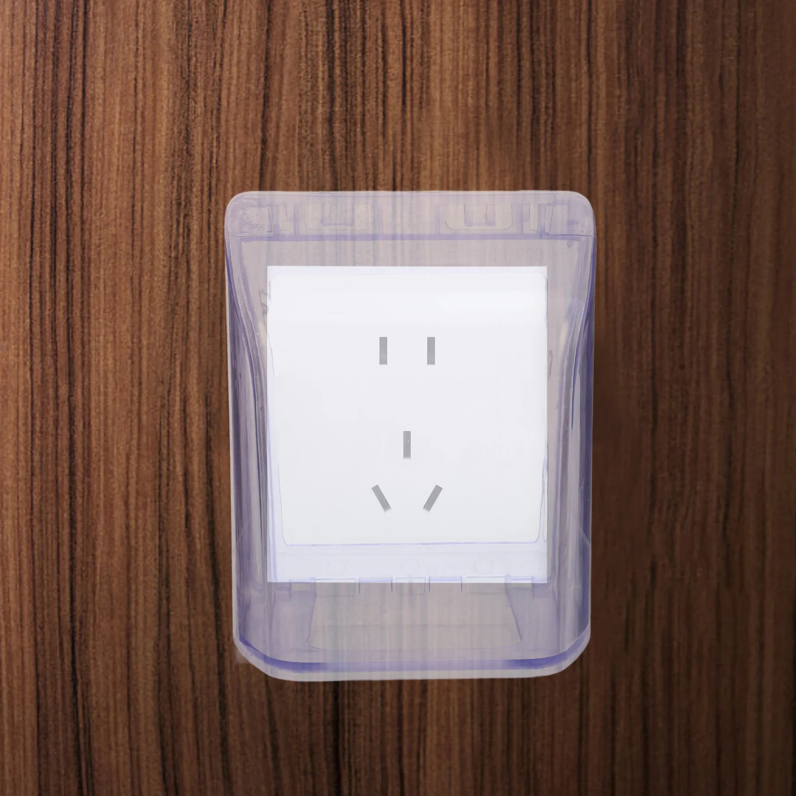 

86 Type Transparent Oversized Ultra High Thickened Socket Waterproof Box Bathroom Kitchen Outdoor Use Sky Blue