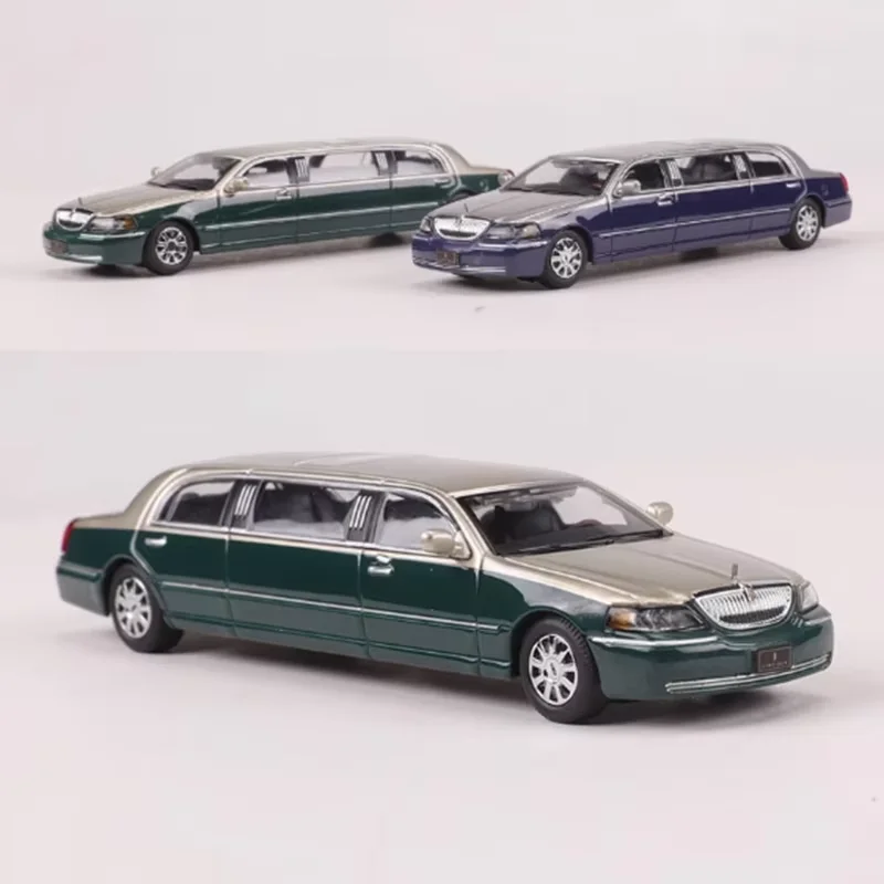 

GCD масштаб 1:64 2003, Lincoln Town Car, лимузин, модель автомобиля из сплава, статическая коллекция, украшенная праздничная игрушка, классический сувенир, подарок