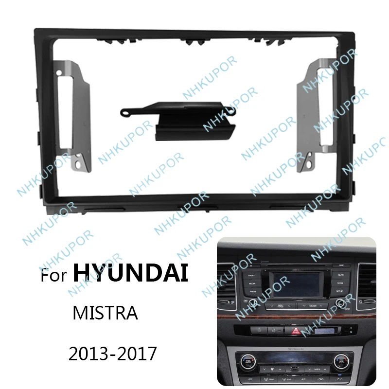 

Автомобильный радиоприемник, лицевая панель для HYUNDAI MISTRA 2013-2017, автоматическая стереосистема, пластиковая панель, рамка для крепления на панели, комплект лицевой панели