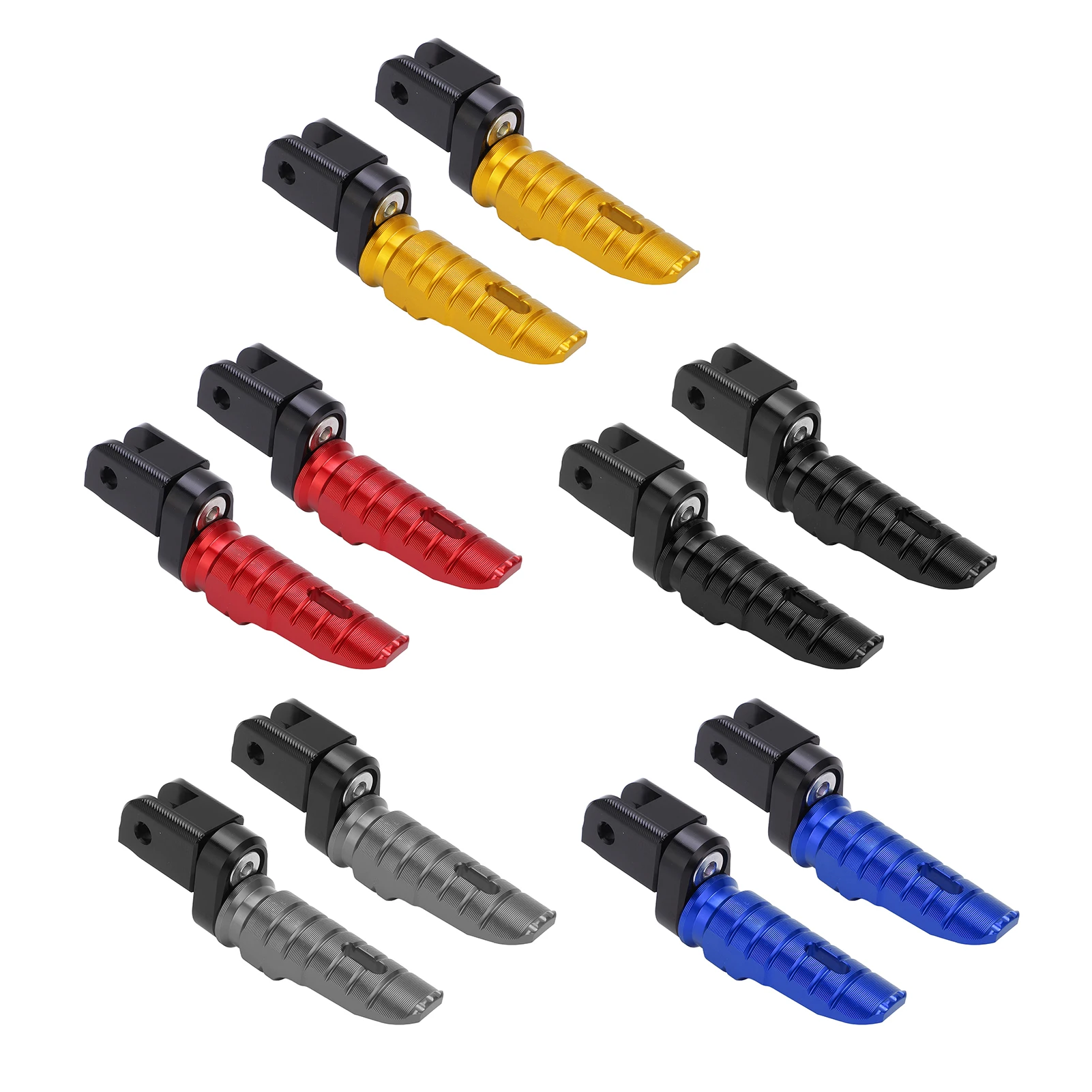 Motorbike Footpegs Motorcycle Front Footrests Anti Slip Replacement For MV AGUSTA Brutale 800 RR RR SCS ROSSO Accessories