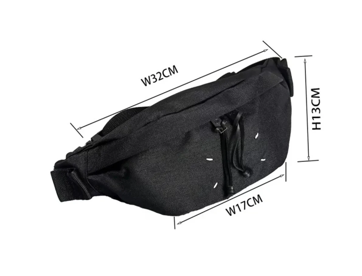 Дорожная поясная сумка из холста с 4 точками прошивки, модная и повседневная нагрудная сумка для мобильного телефона, мужская и женская сумка через плечо