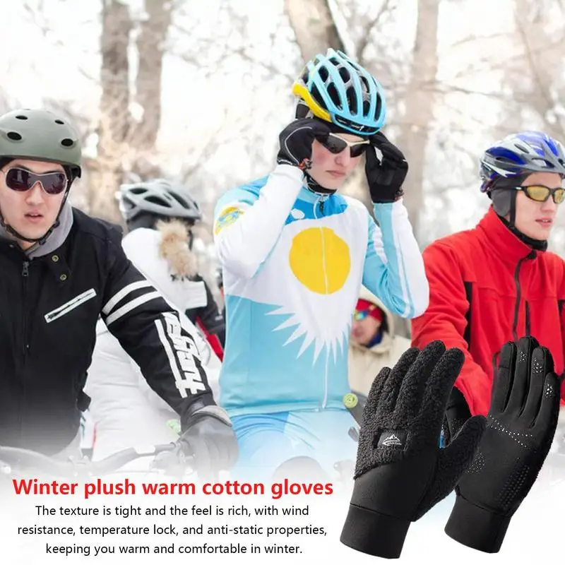 Thermal Gloves For Women Cold Weather Warm Touchscreen Gloves Liner Warm Padded Ski Snow Gloves Hand Warmer For Walking Running