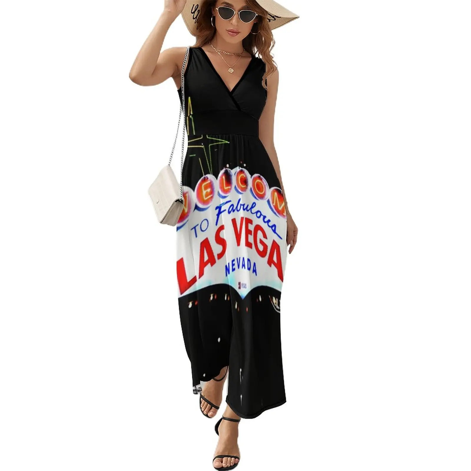 

Welcome to Fabulous Las Vegas Nevada Sleeveless Dress elegant party dresses for women 2024 loose women's dress ceremony dresses