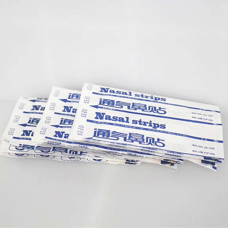 Hot Selling 50  Pieces Anti Snore Strips Easier Better Breathe 66*19 55*16 mm Breathe Right Better Nasal Strips To Stop Snoring