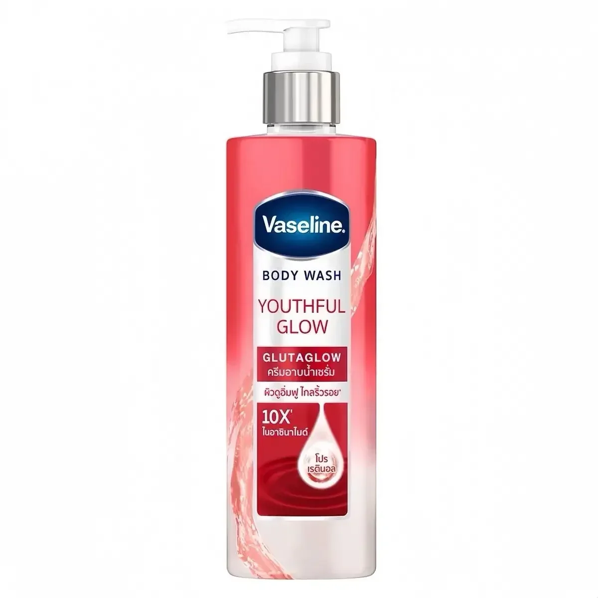 Sabun Mandi Vaseline Hydrating Body Wash Asli Thailand 425ml Menyegarkan Glutamat Melembapkan Menghaluskan Kulit Produk Mandi