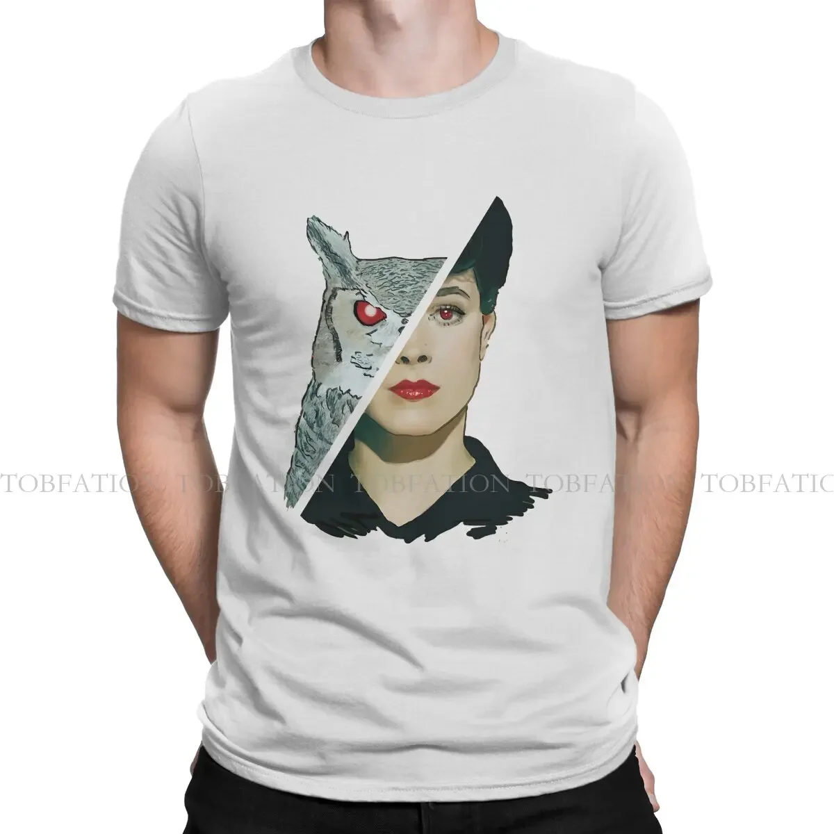 Rachel And The Owl Round Collar TShirt Blade Runner Film Pure Cotton Classic T Shirt Man's Tops Fashion Oversized Big Sale