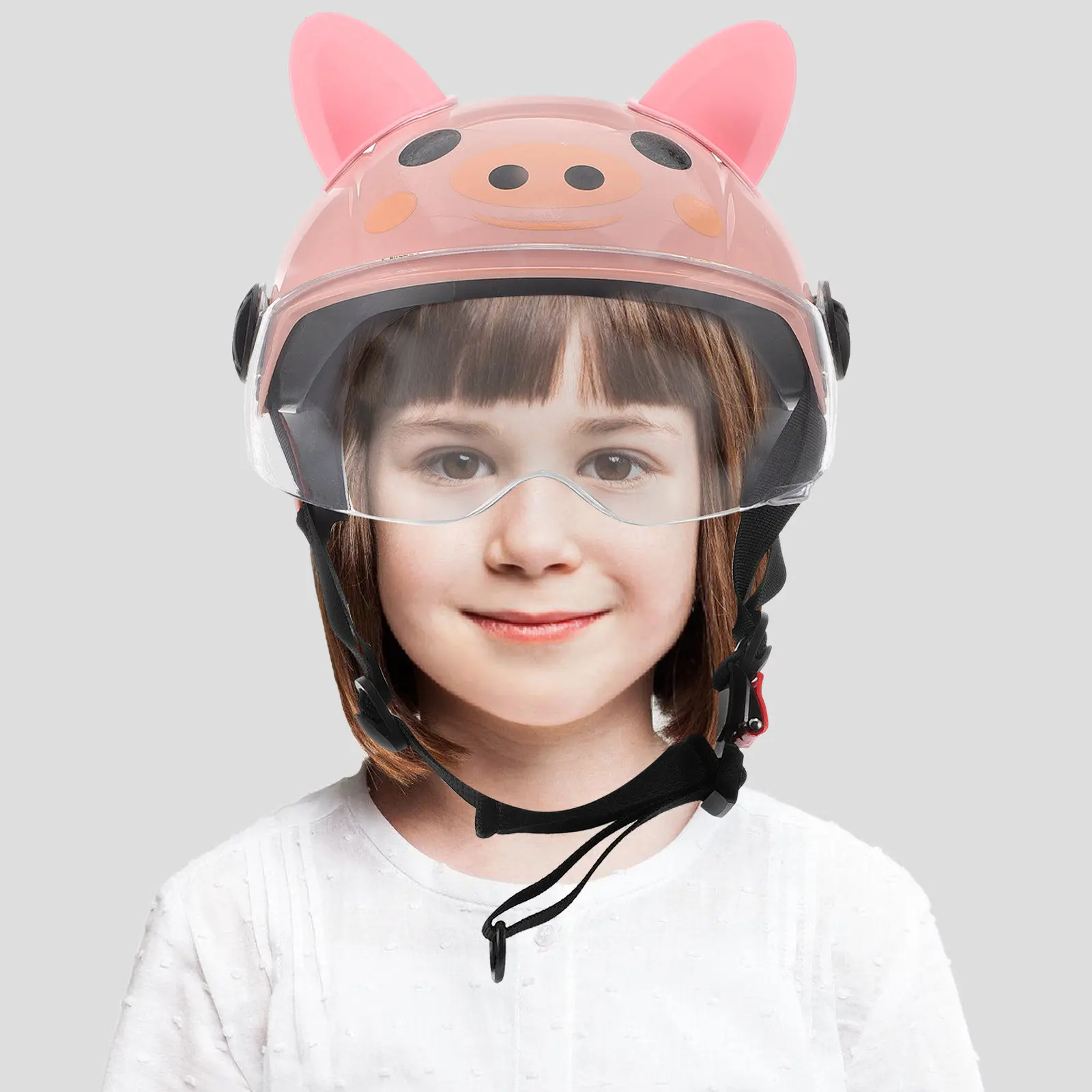 

Детская защитная маска с регулируемым размером, дышащая, для защиты половины лица, для езды на велосипеде, скейтборде, самокате, роликах