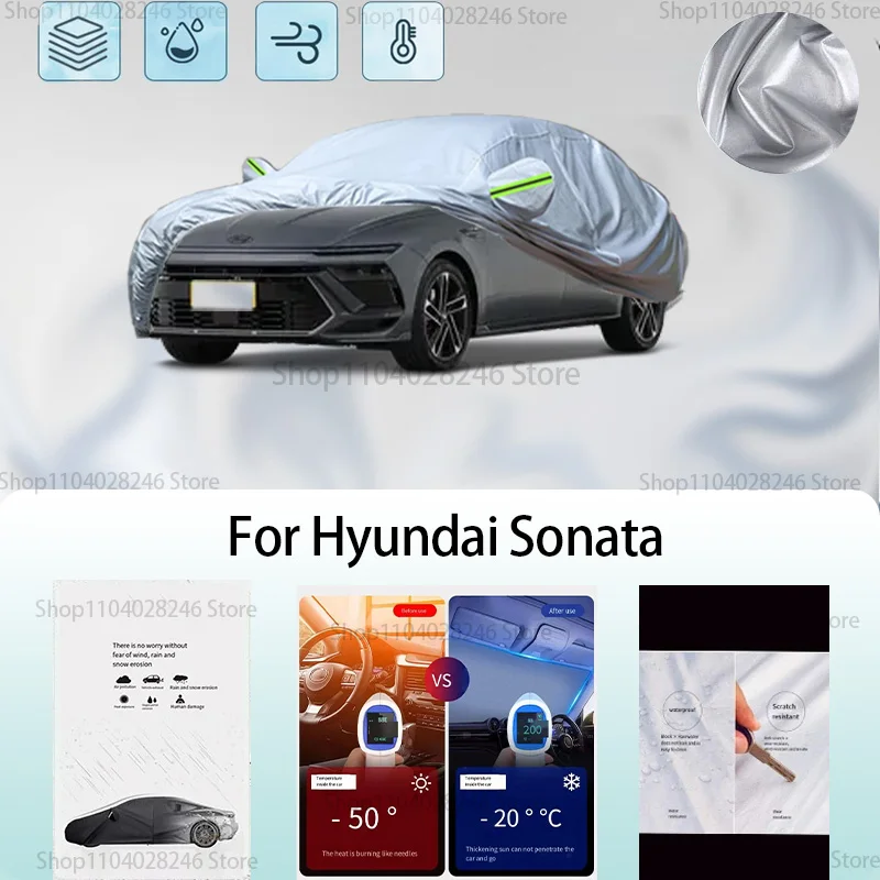 

For Hyundai Sonata Car clothing sun protection snow prevention antifreeze car protective cover auto cover