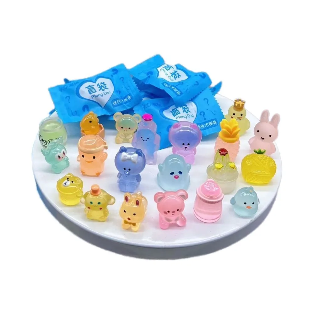 Surprise Luminous Blind Box Style Random Tide Guess Bag Play Figures Simulation Animal Kids