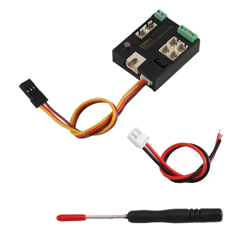 WOWFU-Flash Strobe Module LED Light Control Host Model KZQ-L03 For 1/14 Tamiya RC For SCANIA 770S Volvo BENZ Truck Parts