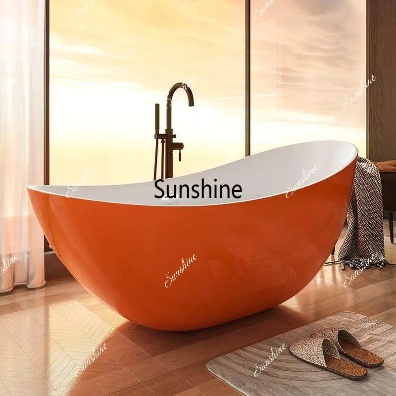 Bed and Breakfast Hotel Color Acrylic Art Bathtub Princess Simple Independent Bath
