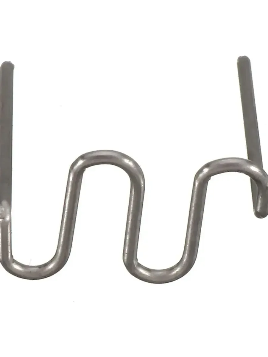 100 pièces de soudage du plastique pare-chocs à souder réparation agrafes de fer soudage à chaud pince en plastique outil de réparation de pare-chocs outils d'agrafeuse à chaud