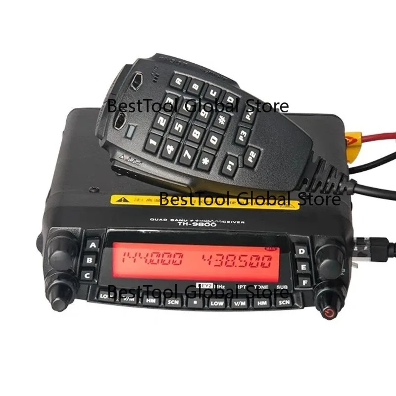 Latest version TYT TH-9800 50W Quad Band 29/50/144/430MHz woki toki 2-Tone/5-Tone Mobile Transceiver Coupon & Discount