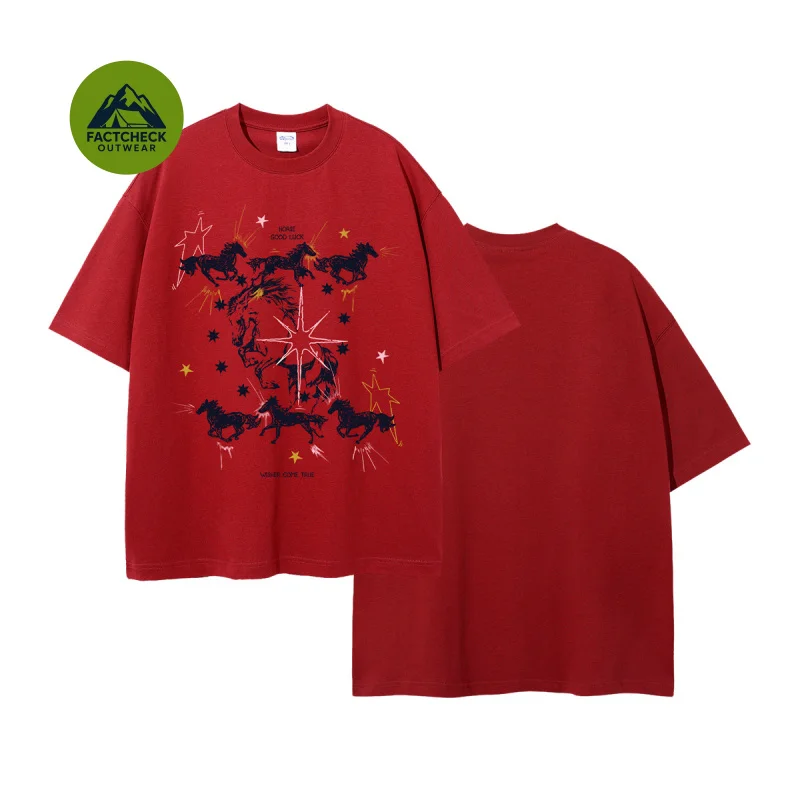 FACTCHECK High Quality EU US Size Casual LooseTShirt
