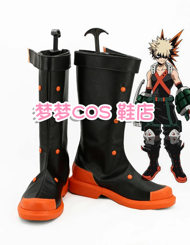 

Boku no Hero Academia My Hero Academia Bakugou Katsuki Cosplay Shoes Boots Anime Halloween Boots
