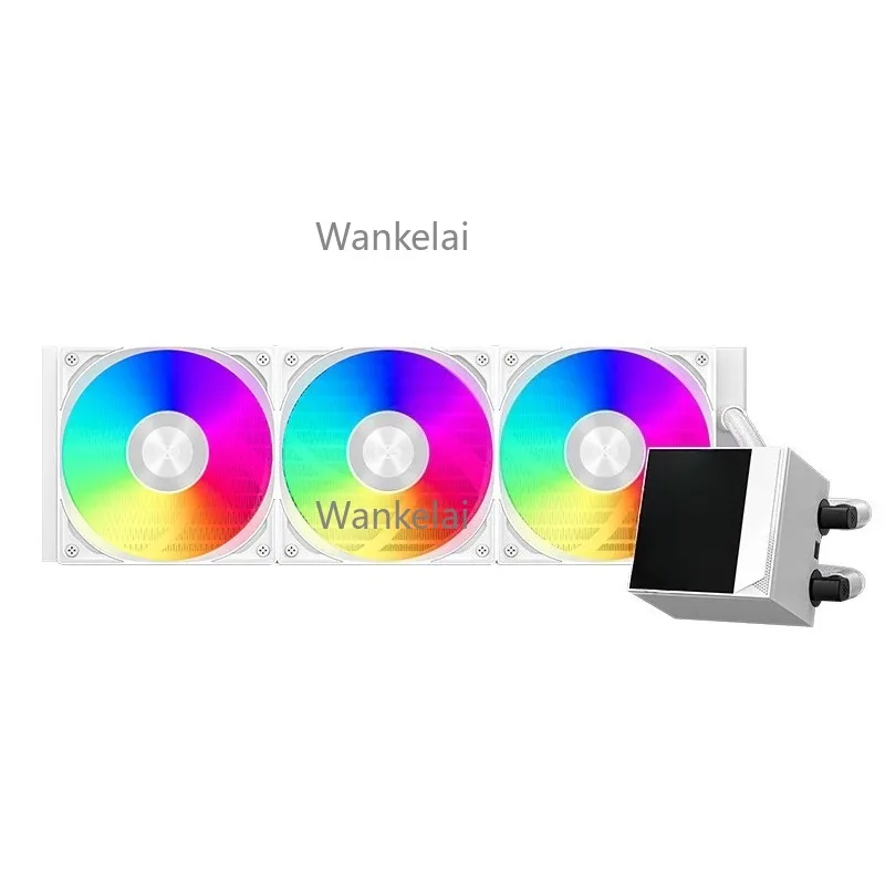 DC360 PRO ARGB Dispositivo di raffreddamento liquido per CPU da 360 mm con ventola Heatpipe e schermo LCD Dissipatore di calore per CPU per computer PC per processore