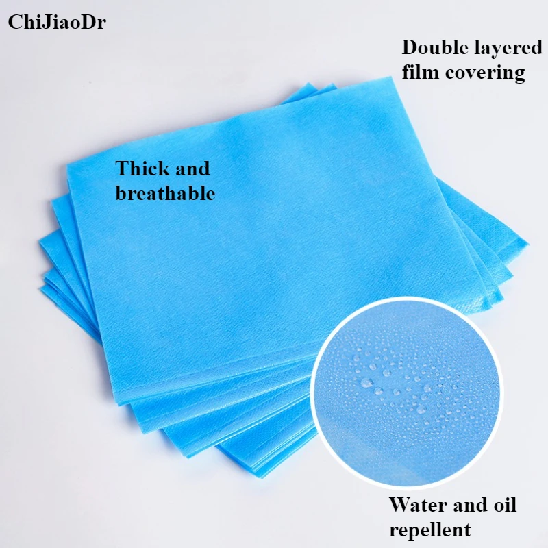 

Этиленовая стерилизация, независимая упаковка, 50 шт., одноразовая хирургическая ткань, 50x60, стерильная нетканая синяя хирургическая простыня