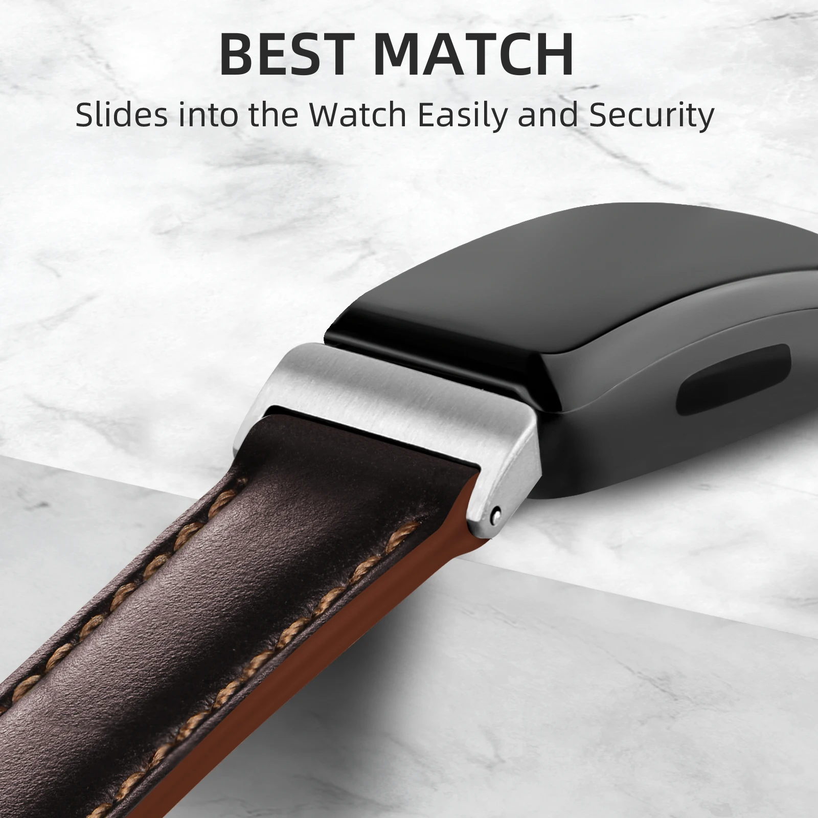 Leather Strap for Fitbit Inspire/inspire 2/inspire HR Band  Wristband Bracelet Watchband for Fitbit ACE 2/ACE 3 Smartwatch Band