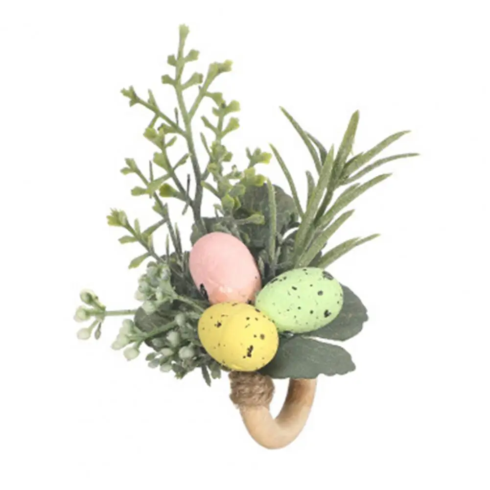 Easter Bunny Napkin Ring Spring Themed Napkin Holder Rabbit Ear Napkin Buckle Table Decorations For Dinner Party Banquet Events