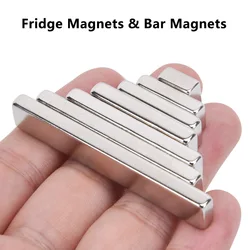 Powerful Fridge Magnet Rare Earth Permanent Magnetic Sheets Strong Bar Magnets Suitable for Office Home Organize Tool DIY Crafts