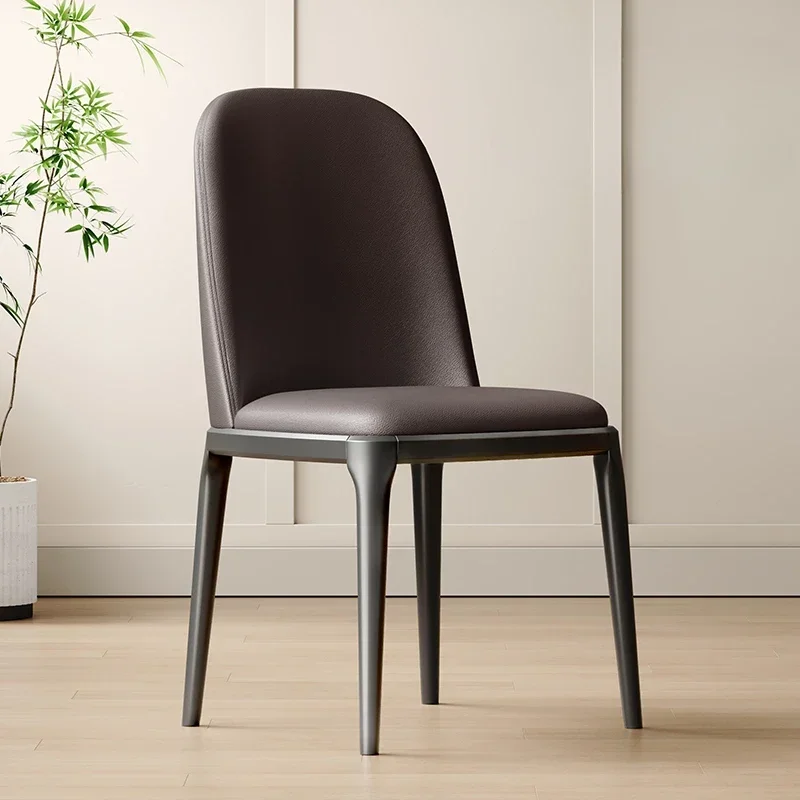 Italian Domestic Dining Chairs Backrest Minimalism Simple Table Dining Chairs Living Room Silla Para Comedor Furniture