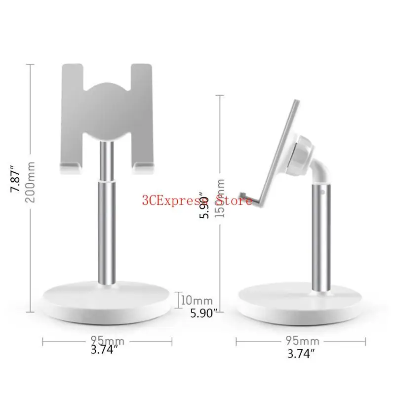حامل هاتف سطح المكتب 360 ° دوران متين لمكافحة سطح المكتب كولد.