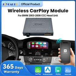 JoyeAuto Wireless CarPlay Android Auto Retrofit Module for BMW 2003-2008 CCC 8.8″E60 E61 E62 E63 E70 E71 E89 E90 E91 Mirror-Link