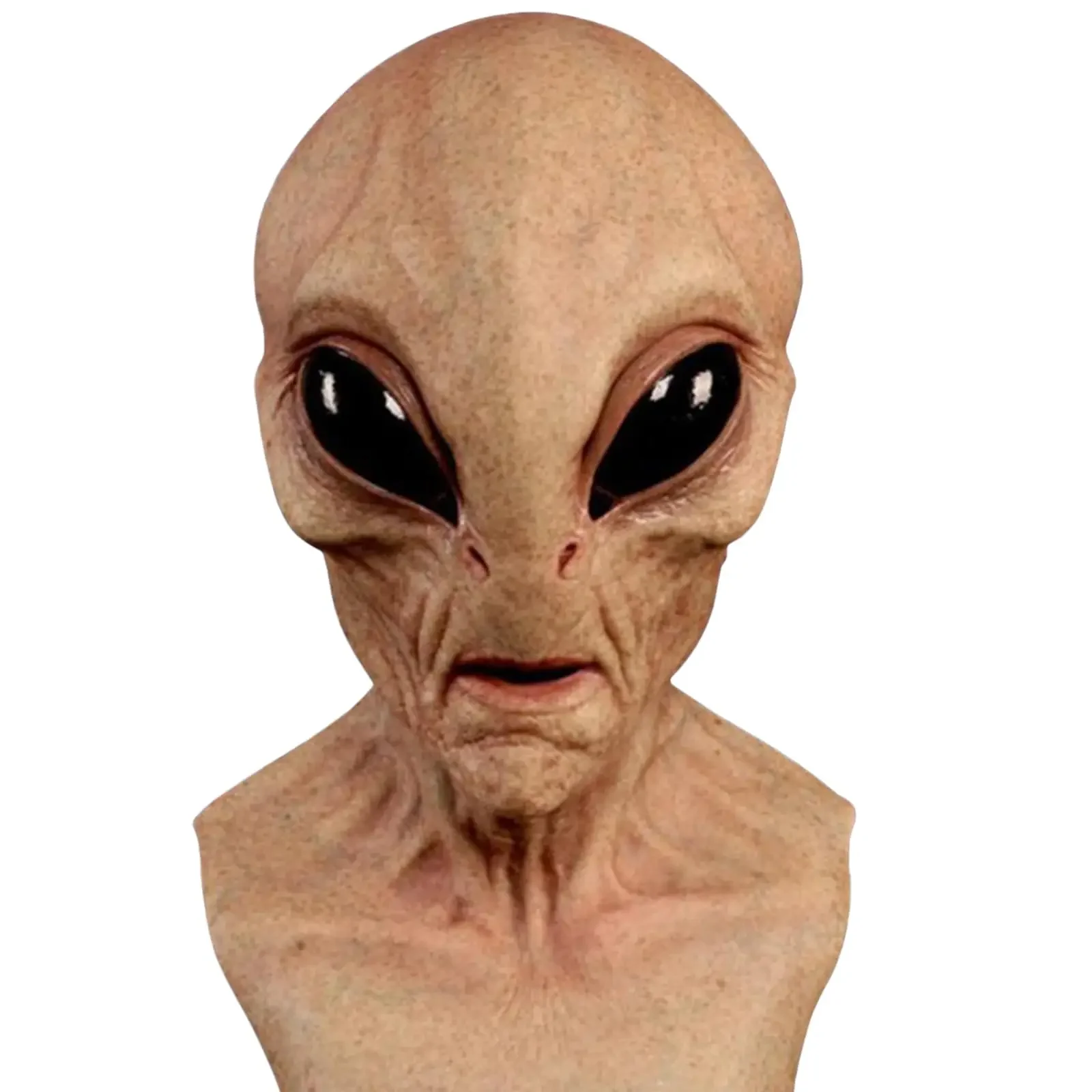 Latex Alien Mask Realistic - Topeng Alien Halloween, Topeng Lateks Realistis