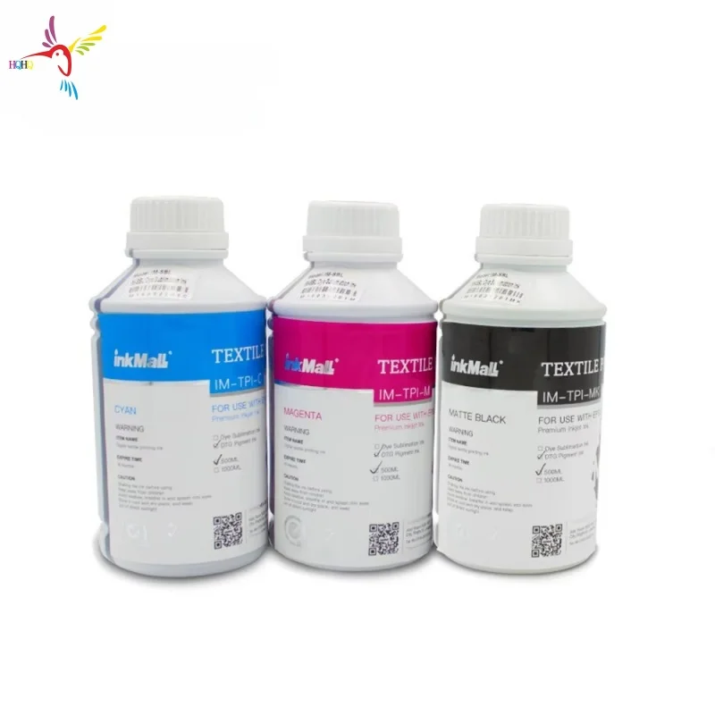 500ml DTG Textile Ink for Epson F2000 Stylus R230 R270 R800 R1800 1390 Printer