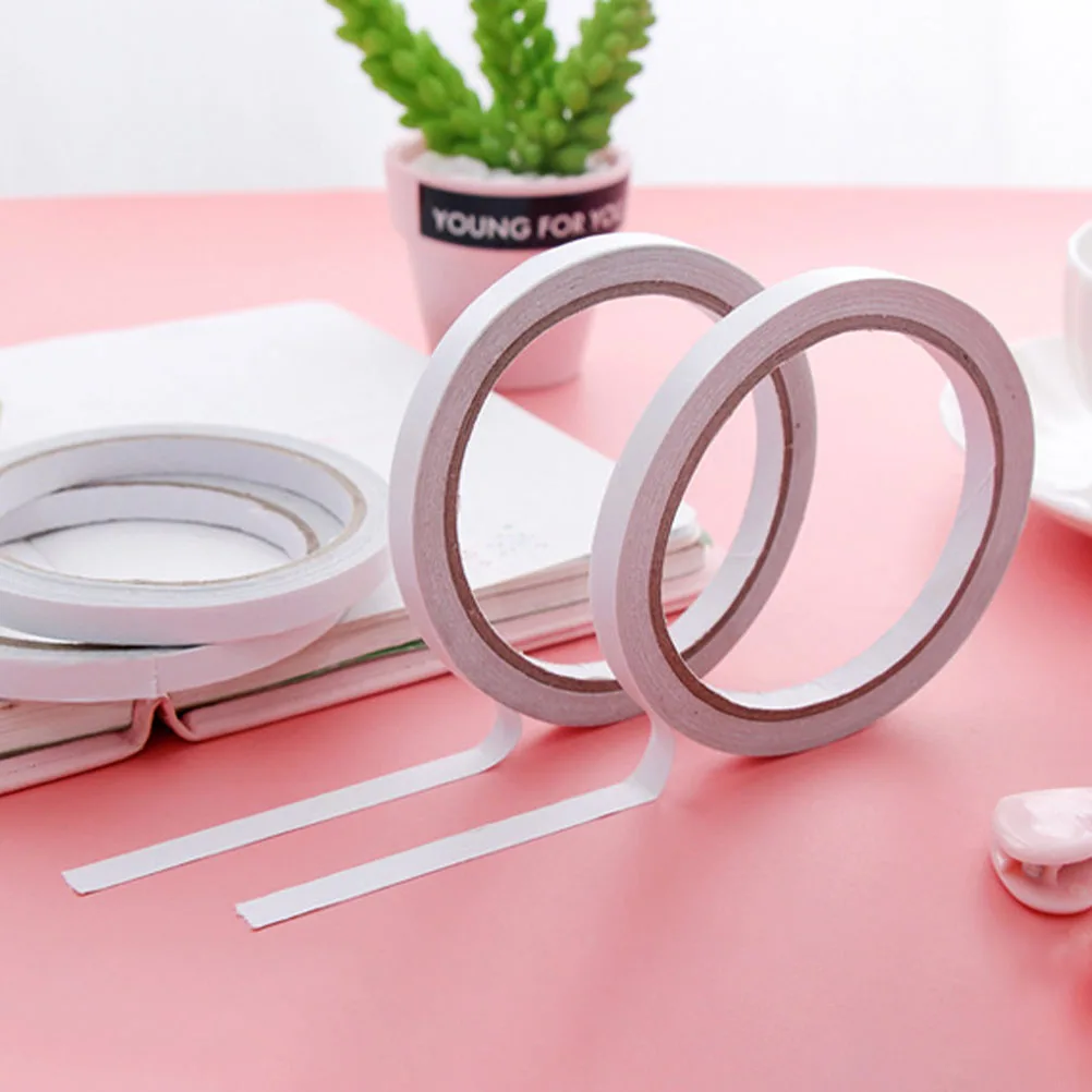 10 قطعة شريط مزدوج الجوانب يذوب بالحرارة لاصق قوي للحرف اليدوية لتقوم بها بنفسك مكتب القرطاسية توريد شريط لاصق ذاتي نسيج الخشب المعدني #5