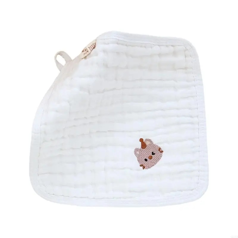 Handuk Persegi Bayi 25X25Cm Handuk Air Liur Bayi Kain Air Liur Balita 6 Lapis