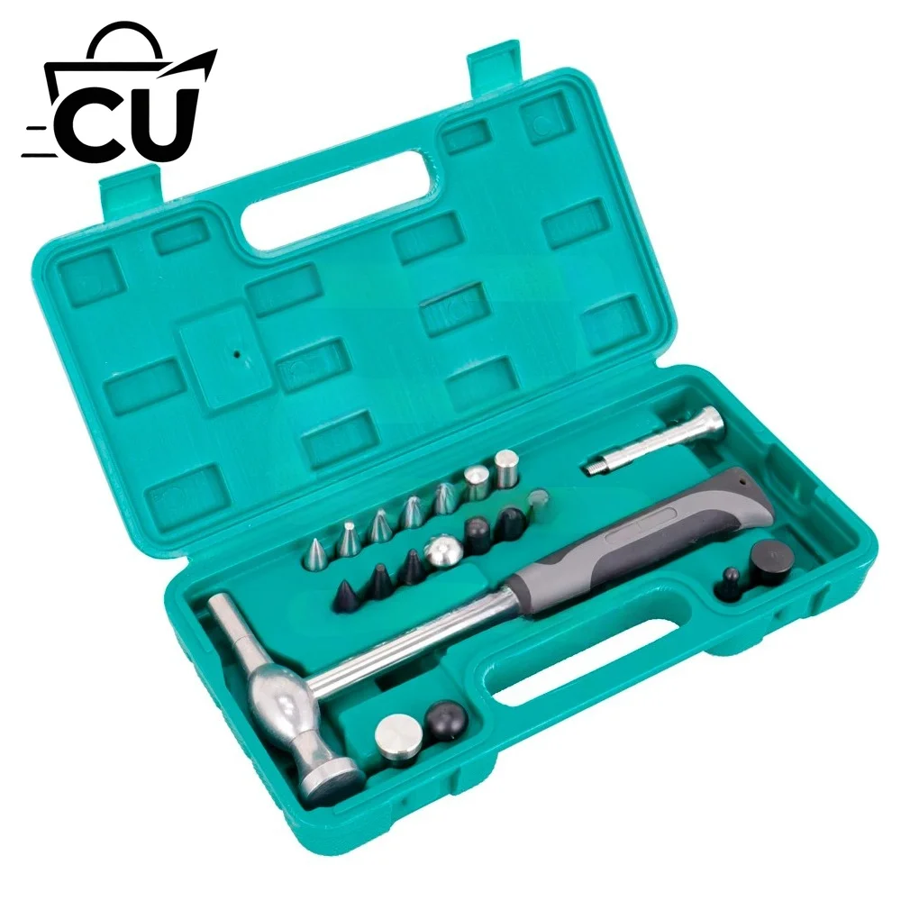 21 pcs Auto Body Dent Repair Hammer Sheet Metal Hammer Set Tool