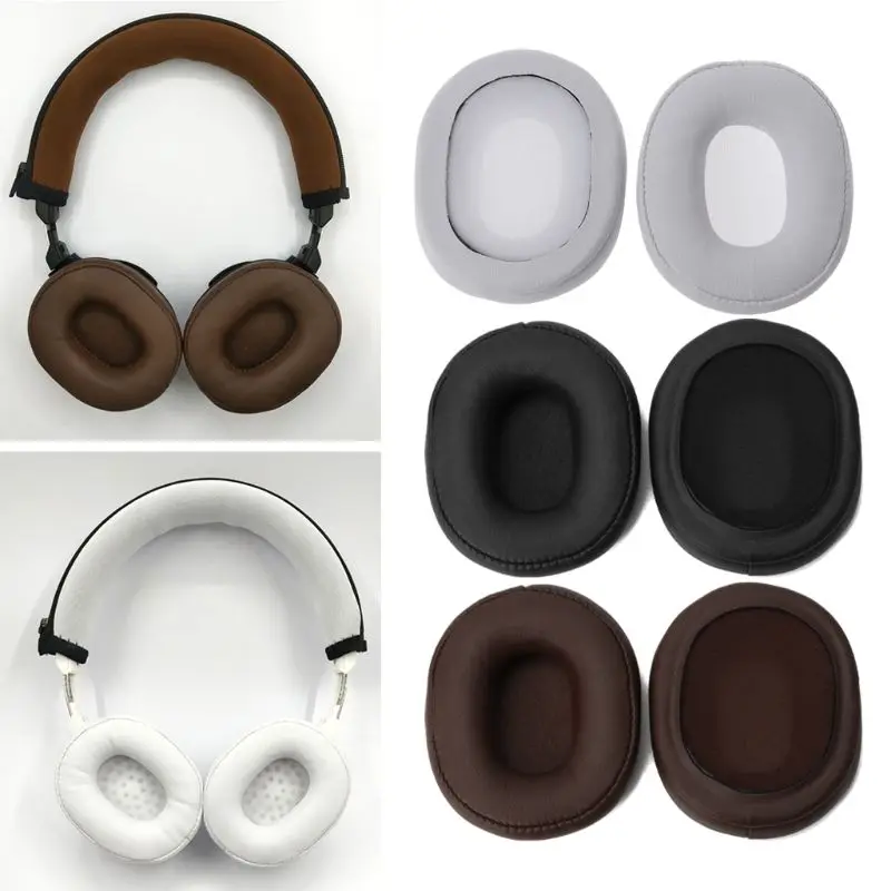 Leather Ear Cushion Earpads for Audio-Technica ATH-SR5 SR5BT MSR5 Headset Earmuffs Memory Foam Covers